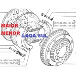 Mola Maior da Sapata freio Traseiro  Lada Niva e Laika 