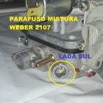 Parafuso da mistura Carburador Lada Niva laika  Weber russo 2107