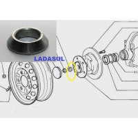  Anel Cônico de Encosto Cubo Roda Dianteiro  Lada Niva